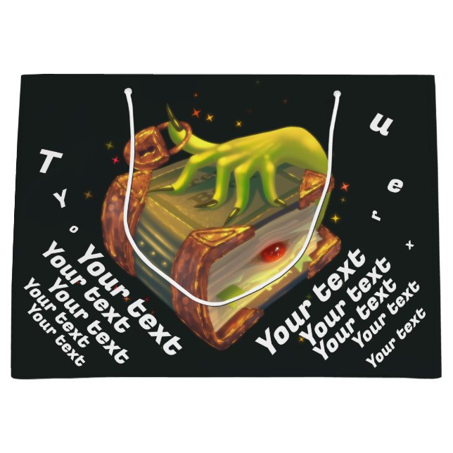 Sacola Para Presentes Grande Saco de Presente Modelo Mágico (Frente)