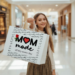 Sacola Para Presentes Grande Saco de Presente Modo Mamãe Todos os Dias