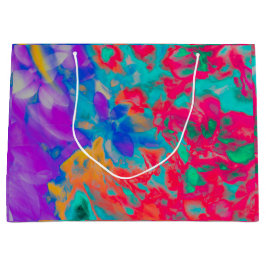 Sacola Para Presentes Grande Saco de Presente Movimentos de Flores