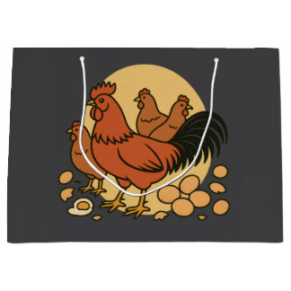 Sacola Para Presentes Grande Saco de Presente para Amantes de Frango