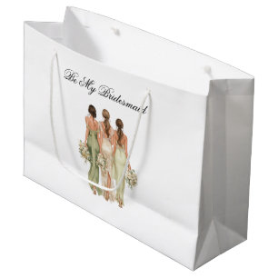 Sacola Para Presentes Grande Saco de Presente para Damas de Honra de Casamento