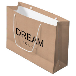 Sacola Para Presentes Grande Saco de Presente Personalizado Estilo Kraft para U
