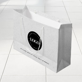 Sacola Para Presentes Grande Saco de presente personalizado L com logotipo redo