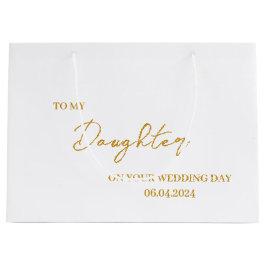 Sacola Para Presentes Grande Saco de presente personalizado para a noiva filha,