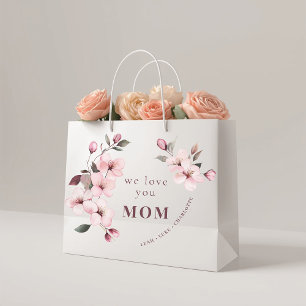 Sacola Para Presentes Grande Saco de Presente Personalizado para o Dia das Mães