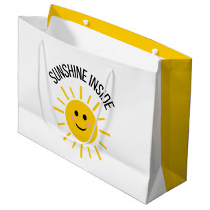 Sacola Para Presentes Grande Saco de presentes de Dentro sunshine