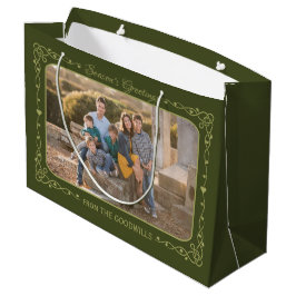 Sacola Para Presentes Grande Saco de presentes de Foto e Nome Personalizado de 