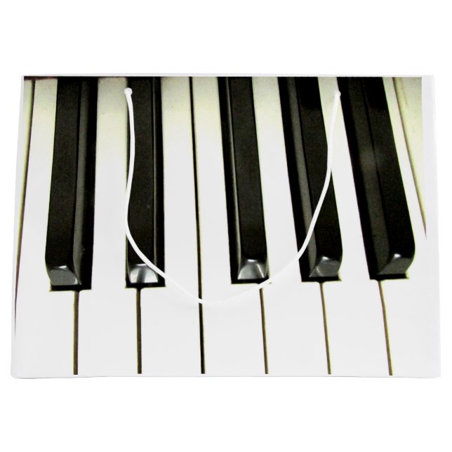 Sacola Para Presentes Grande Saco de presentes de música (Frente)