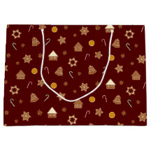 Saco de presentes de pão de conserva