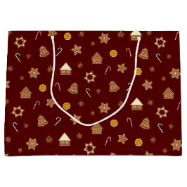 Sacola Para Presentes Grande Saco de presentes de pão de conserva