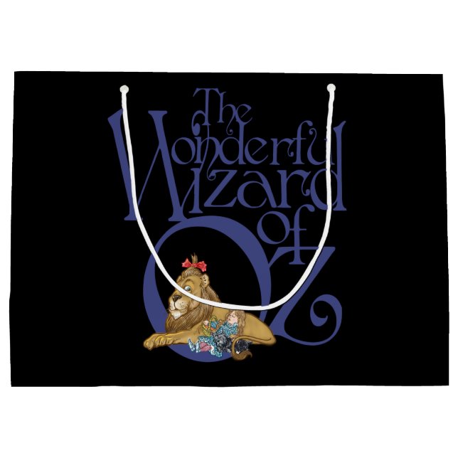 Sacola Para Presentes Grande Saco de Presentes do Mágico Clássico de Oz com Bra (Verso)