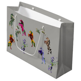 Sacola Para Presentes Grande Saco de presentes personalizado dos Unicórnios - G