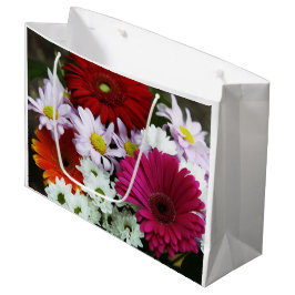 Sacola Para Presentes Grande Saco de presentes personalizado - Flor de verão gr