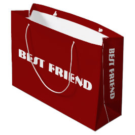 Sacola Para Presentes Grande Saco de presentes personalizado "MELHOR AMIGO"