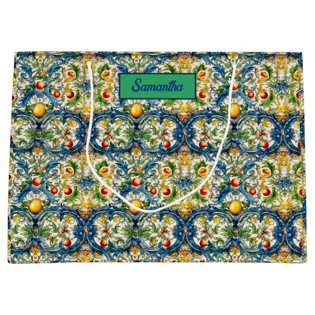 Sacola Para Presentes Grande Saco do Presente (Frente)