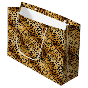 Sacola Para Presentes Grande Saco do Presente de Impressão Leopard