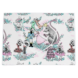 Sacola Para Presentes Grande saco do presente do balé do nutcracker