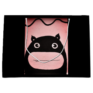 Sacola Para Presentes Grande Saco do Presente - MONSTRO Grande, Glossy E FELIZ