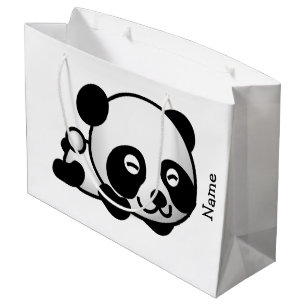 Sacola Para Presentes Grande Saco do presente. Panda.