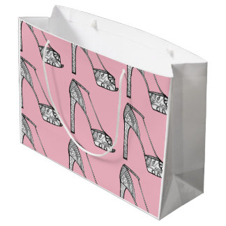 Sacola Para Presentes Grande Saco Peeptoe do presente da bomba da plataforma