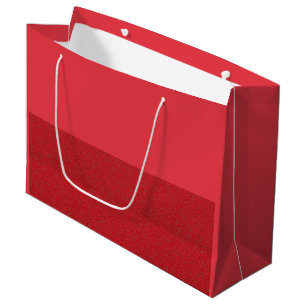 Sacola Para Presentes Grande Saco Personalizado de Presente Vermelho Tomate de