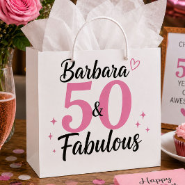 Sacola Para Presentes Grande Sacos de Presente de Aniversário Personalizados 50