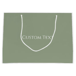 Sacola Para Presentes Grande Sage Green 