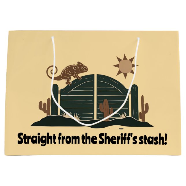 Sacola Para Presentes Grande Saloon Doors Chameleon (Frente)