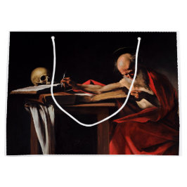 Sacola Para Presentes Grande Santo Jerome (por Caravaggio)