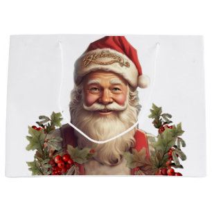 Sacola Para Presentes Grande Santo Santa Claus Nicholas Natal