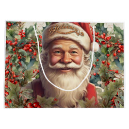 Sacola Para Presentes Grande Santo Santa Claus Nicholas Natal