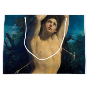 Sacola Para Presentes Grande Santo Sebastian (Rua. Sebastian), Guido Reni