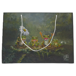 Sacola Para Presentes Grande Sapos "Daisy Day"