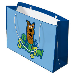 Sacola Para Presentes Grande Scooby-Doo Paw Print Character Badge
