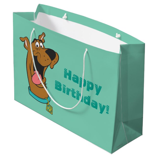 Sacola Para Presentes Grande Scooby-Doo Tongue Out (Verso inclinado)