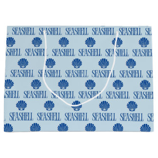 Sacola Para Presentes Grande Seashell