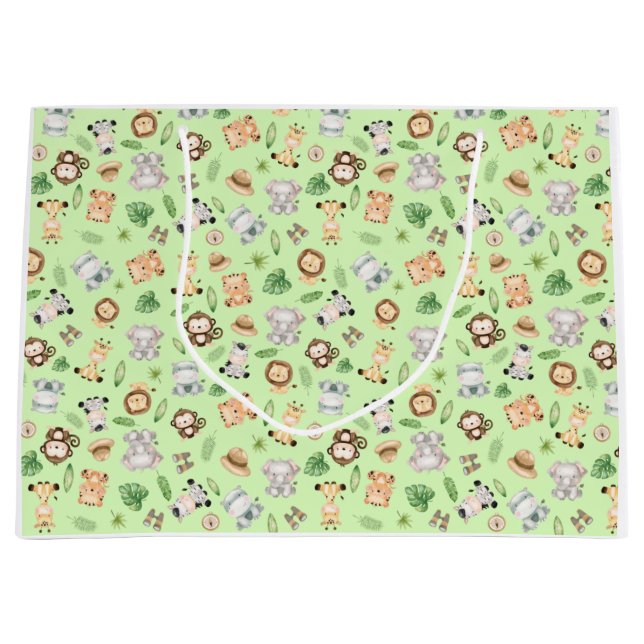 Sacola Para Presentes Grande Selgle Safari (Frente)