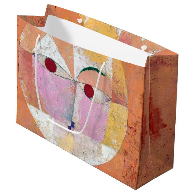 Sacola Para Presentes Grande Senecio, Paul Klee (Frente inclinada)