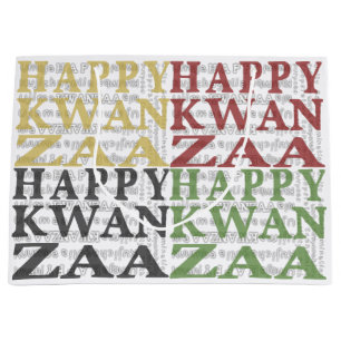Sacola Para Presentes Grande Sete dias de Kwanzaa Grande Saco do Presente