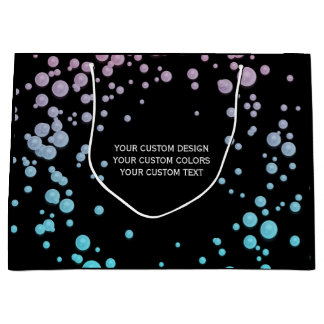 Sacola Para Presentes Grande Seu design personalizado aqui -