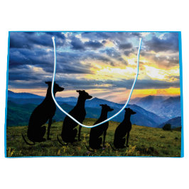 Sacola Para Presentes Grande Sighthounds Sunset