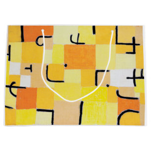Sacola Para Presentes Grande Sinais em amarelo, Paul Klee