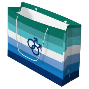 Sacola Para Presentes Grande Sinalizador do Orgulho Maleável do Gay MLM