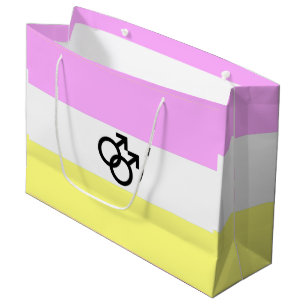Sacola Para Presentes Grande Sinalizador do Orgulho Twink