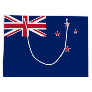 Sacola Para Presentes Grande Sinalizador Nova Zelândia (NZ)
