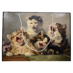 Sacola Para Presentes Grande Sinfonia de Gatinhos por Julius Adam II