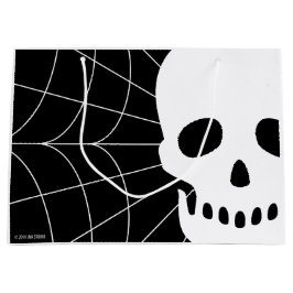 Sacola Para Presentes Grande Skiderweb Skull
