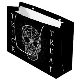 Sacola Para Presentes Grande Skiderweb Skull