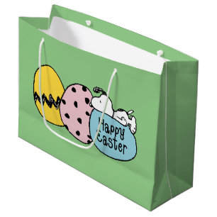 Sacola Para Presentes Grande Snoopy - Felz pascoa