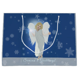 Sacola Para Presentes Grande Snow Angel